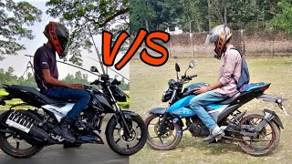 Apache RTR 160 4V vs Gixxer 155 which one is the best in this segment [upl. by Claribel]