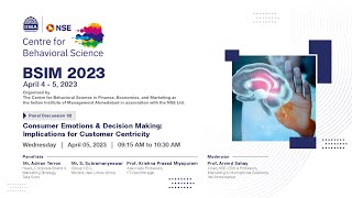 NSE CBS BSIM 2023Panel Discussion Consumer Emotions amp Decision Making [upl. by Andri]