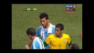 Argentina  Brazil 43  All Goals Full HD 1080p [upl. by Yekcin]