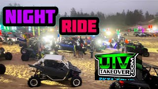 UTV TAKEOVER 2021 NIGHT RIDE Coos Bay Oregon [upl. by Anaynek]