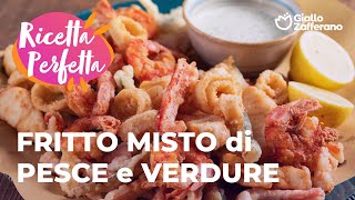 🌊💛 FRITTO MISTO di PESCE e VERDURE  ESPLOSIONE di SAPORI✨😎 [upl. by Nednyl]