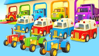 Car cartoons for kids amp Helper cars cartoon full episodes  Ambulance cartoon for kids [upl. by Mesics233]