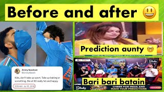 BEFORE AND AFTER INDIAN MEDIA REACTION  INDIA VS AUSTRALIA [upl. by Bilicki]