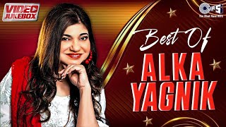 Best Of Alka Yagnik  Hindi Romantic Songs  90’s Evergreen Hindi Songs  Love Songs Video Jukebox [upl. by Wurst16]