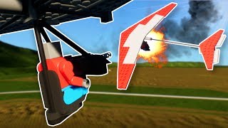 HANG GLIDER DOGFIGHT  Brick Rigs Multiplayer Gameplay  Plane Dogfight Battle [upl. by Lorinda489]