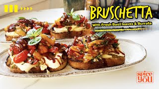 Bruschetta  Italian Cuisine  Easy bruschetta recipe [upl. by Felipe771]