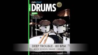 Rock School Grade 1 Deep Trouble With Click SLOWED DOWN FROM 97 BPM to 80 BPM [upl. by Gearalt8]