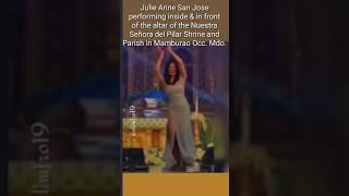 Concert Ni Julie Anne Sa Altar Ng Simbahan shortsviral shortstrending [upl. by Ivek170]