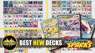 New Winning Decks From Surging Sparks With Decklists Pokemon TCG [upl. by Esydnac]