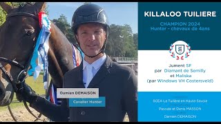 Fontainebleau 2024  Interview Champion Hunter de 4 ans  KILLALOO TUILIERE [upl. by Pickett]