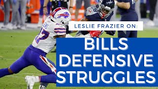 Bills DC Leslie Frazier on how Buffalo will fix defensive issues [upl. by Asoramla604]