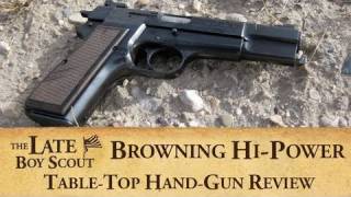 Browning HiPower 9mm HandGun Review [upl. by Adnahsed]