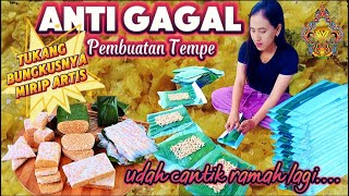 Tutorial Membuat Tempe Mendoan Mentah Khas Banyumas Dijamin Berhasil indonesianculture [upl. by Abernon]