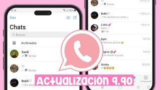 🧸ACTUALIZACION de WHATSAPP ESTILO IPHONE 🌈 ANTIBANEO 990 [upl. by Aloysia]