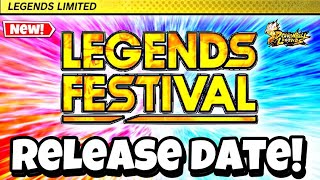 🔥 LEGENDS FESTIVAL RELEASE DATE  EVENTS Dragon Ball Legends [upl. by Bevvy167]