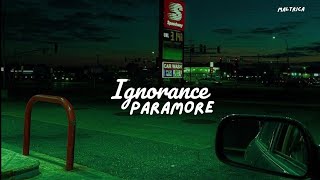 Paramore  Ignorance Sub Español  Lyrics [upl. by Ternan]