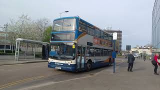 Flawless kickdowns Stagecoach EM Dennis Trident ALX400 18434 YN06 LML [upl. by Thomsen]