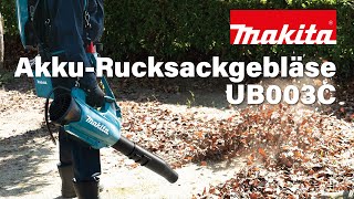 Makita AkkuRucksackgebläse UB003C [upl. by Dranyl]