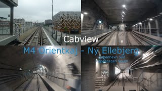 Cabview Copenhagen Metro M4  Orientkaj  København Syd [upl. by Alexandrina]