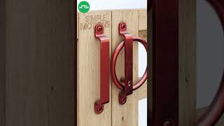 Wooden door latch latch lock gate [upl. by Sitarski]