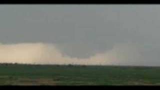 Tornado touching down  Wichita Co TX  April 7 2008 [upl. by Nordna802]