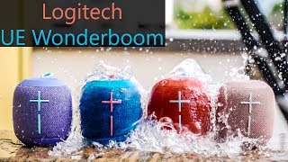 Logitech UE Wonderboom Bluetooth Speakers Hands On [upl. by Domenic]