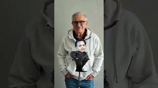 Grandpa with his Grandbaby Hoodie [upl. by Ecirtaeb]