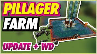 Pillager Outpost Farm Update  World Download [upl. by Malvino]