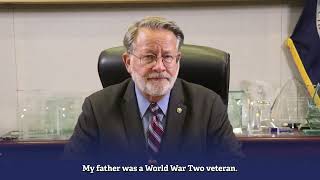 US Senator Gary Peters 2024 Veterans Day Statement [upl. by Atnahsal]