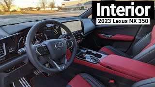 2023 Lexus NX 350 Interior  Detailed Walkthrough [upl. by Eiro]