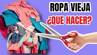 4 IDEAS PARA APROVECHAR RETAZOS DE ROPA VIEJA  SHOW DE MANUALIDADES [upl. by Talya]