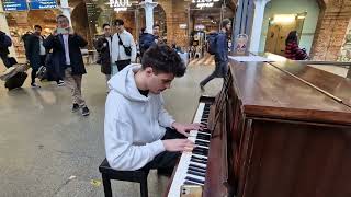 AURELIEN FROISSART Shocking an Entire Train Station With Epic Piano Skills [upl. by Aremat]