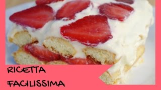 Tiramisù cocco e fragola Ricetta Super Golosa [upl. by Herve45]