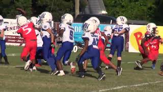 Wendell vs Zebulon Bearcats Mini Mite Football 2024 [upl. by Carhart]