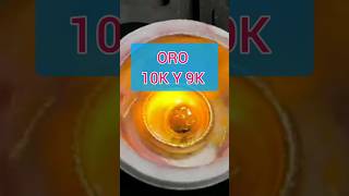 Pureza del ORO 10K y 9K 18K vs 9K gold oro jewelry shortvideo shorts youtubeshorts [upl. by Mariano]