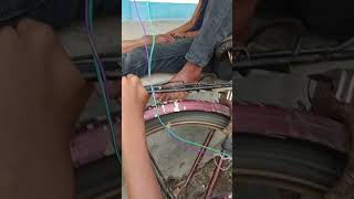 I make a motor generator with bicycle power technology shorts [upl. by Nayr]