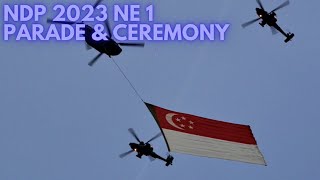 🇸🇬 NDP 2023 NE1  Parade amp Ceremony [upl. by Nelac]