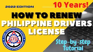 LTO Drivers License Renewal 2022 Edition  Step by Step Guide [upl. by Novyart]