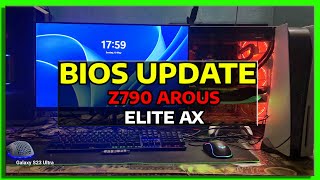 How To QFlash Gigabyte Z790 Aorus Elite AX USB Bios Update [upl. by Yeltrab]