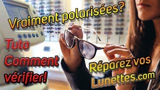 👴Tuto lOpticien 10 👓Vérifier si ses lunettes de soleil sont polarisées😍👀🤗 HD [upl. by Justine374]