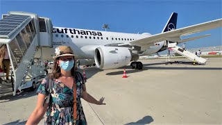 BUSINESS 🇫🇷 Paris CDG  Frankfurt FRA 🇩🇪  lounge Lufthansa Airbus A319 FULL FLIGHT REPORT [upl. by Sivet]