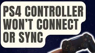 How To Fix PS4 Controller Won’t Connect Or Sync Updated 2024 [upl. by Ytissac]