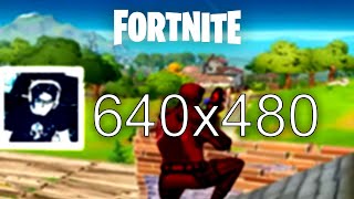 How to Play and Record Fortnite at 640x480 Resolution  GET MORE FPS [upl. by Brunn]