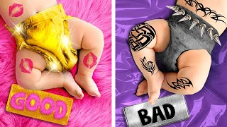 GOOD Kid VS BAD Kid Funny Situations and Smart Parenting Hacks [upl. by Goraud]