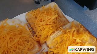 Cheese On Toast microwave 60 seconds low cost energy saving cooking [upl. by Paul]