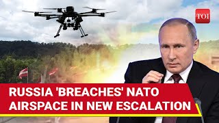 Big Escalation As Russian Aircraft Projectiles Breach NATO Airspace We Must Act  Watch [upl. by Vidda]