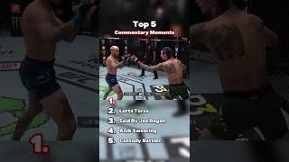 Top 5 Cometary moments in the ufc [upl. by Vargas556]