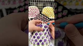 how to crochet a bag 小さなバッグのかぎ針編み 작은 가방 코바늘 뜨개질 방법 küçük bir çanta nasıl örülürかぎ針編みcrochet [upl. by Nyladnewg]