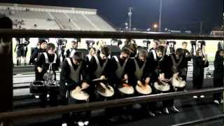 Normandy High School Marching Band Drumline Sept 7 2012 [upl. by Allis]