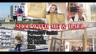 SHOP WITH ME 5 amp HAUL  Parndorf outlet Primark TK MAXX  temesaniko VLOG [upl. by Amar]